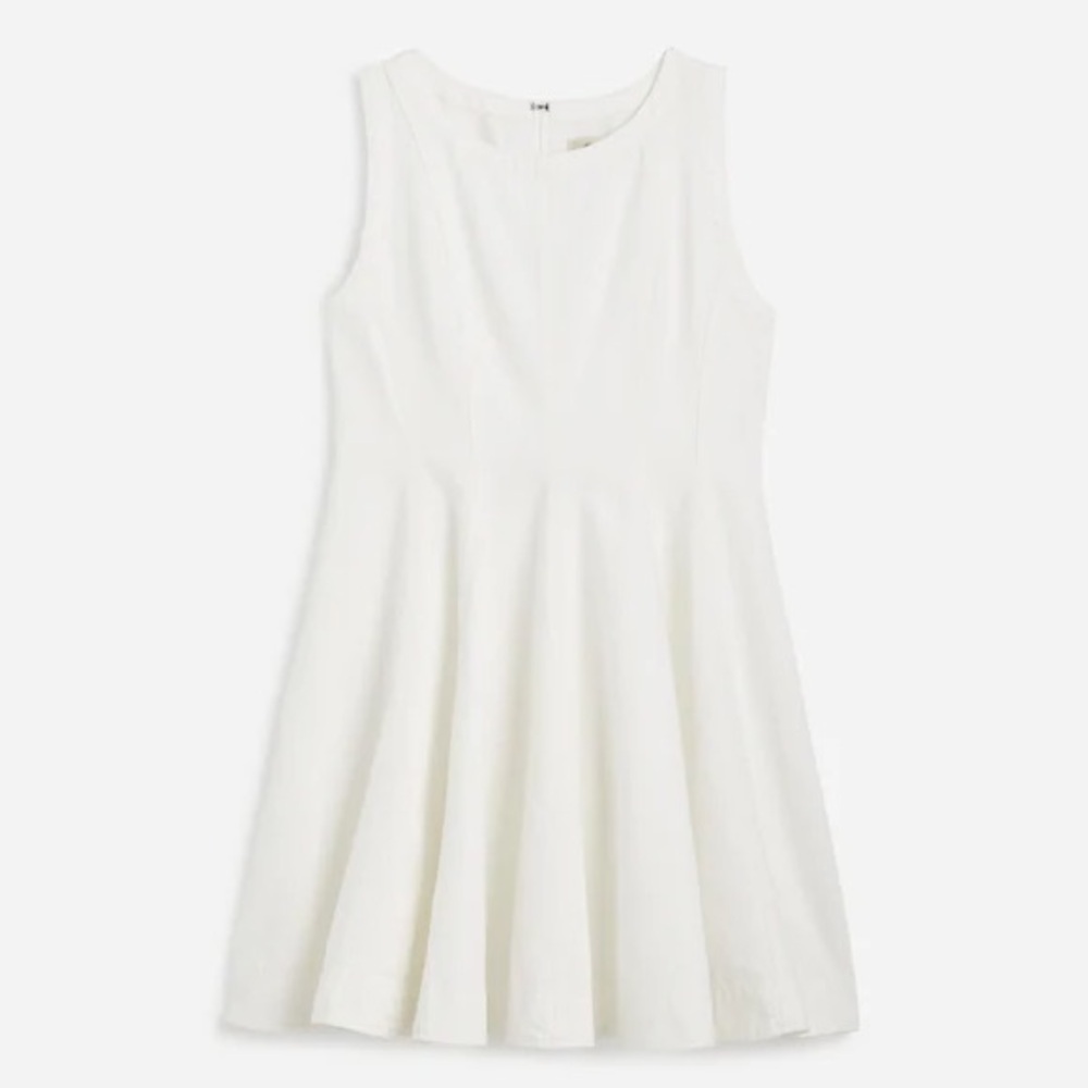 MADEWELL White Circle Mini Dress: Airy Denim Edition Size XXS - Picture 5 of 5